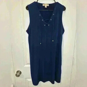 Micheal Kors Navy blue Jersey Dress Size XL